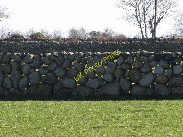 Photo 6"x4" Single dry stone field walls in Ballyveagh Beg Ballymartin c2011