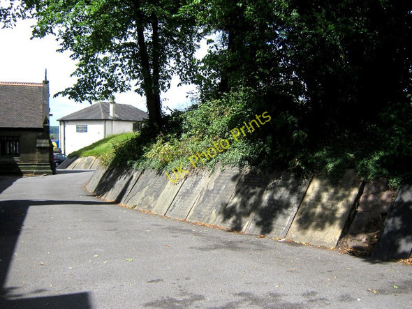 Photo 6"x4" Gravestone wall Newcastle-under-Lyme c2011