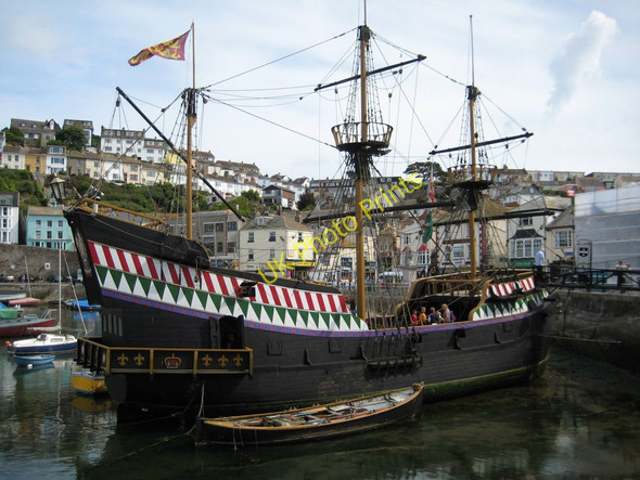 Photo 6"x4" Golden Hind Brixham c2011