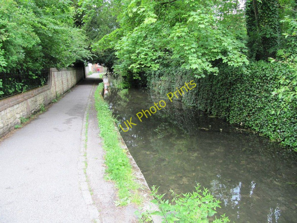 Photo 6"x4" Footpath by Letcombe brook Wantage c2011