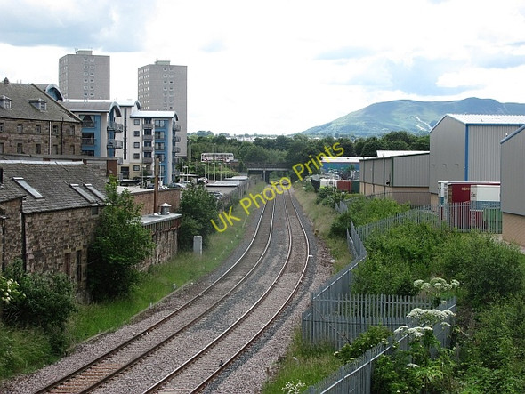 Photo 6"x4" Suburban line, Peffermill Edinburgh c2011