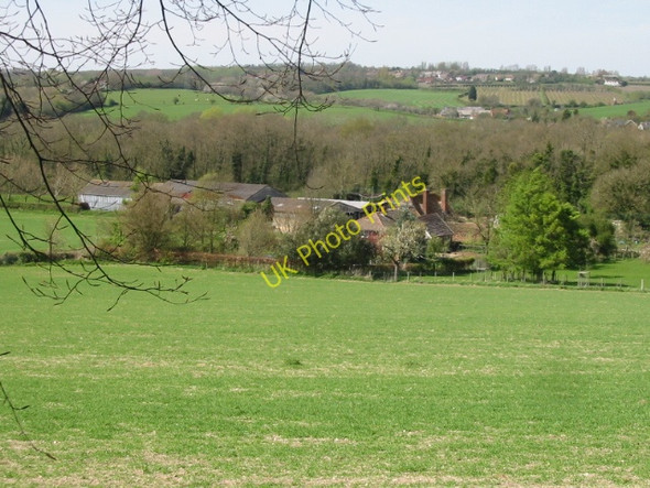 Photo 6"x4" View across the Stour Valley Bagham c2008