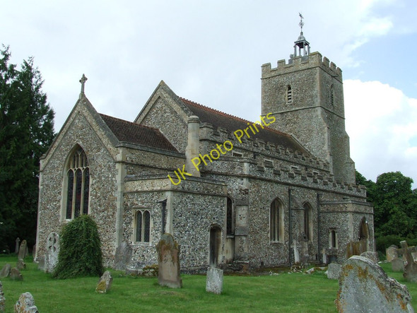 Photo 6"x4" All Saints Great Thurlow Great Thurlow c2011