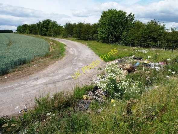 Photo 6"x4" Fly-tipping off Womersley Road Knottingley c2011