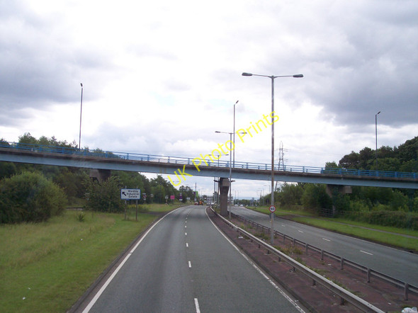Photo 6"x4" M60 sliproad bridges the East Lancs Road Worsley\/SD7401 c2011