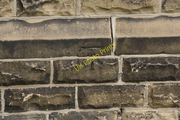 Photo 6"x4" Cut Bench Mark, Former School Otley\/SE2045 c2011