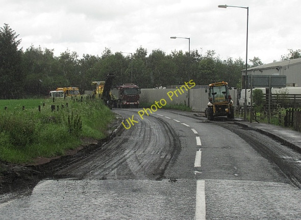 Photo 6"x4" Resurfacing the A70 Silvermuir c2011