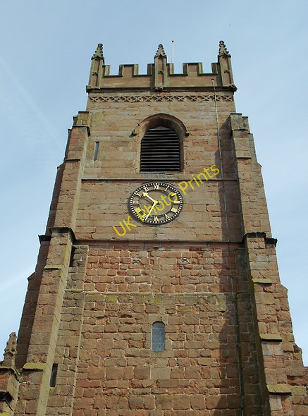 Photo 6"x4" All Saints Church Tower at Claverley, Shropshire Claverley c2011