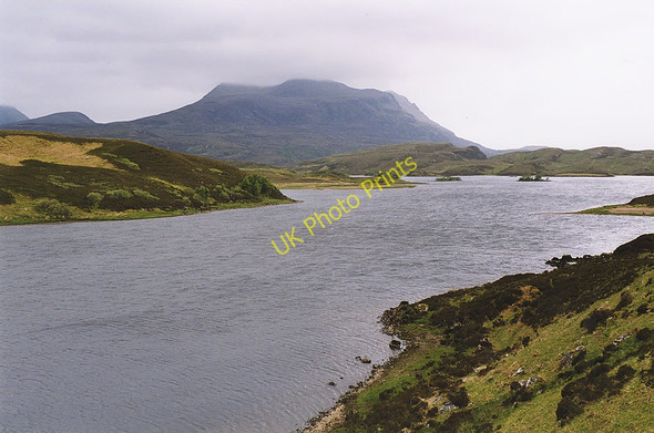 Photo 6"x4" Looking across the Cam Loch Elphin\/NC2111 c1998