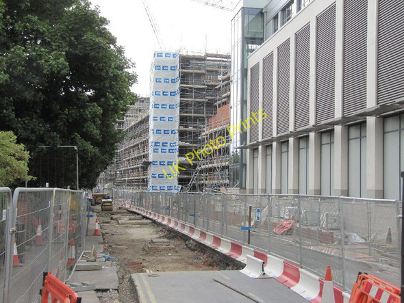 Photo 6"x4" Road up on park Way Newbury\/SU4767 c2011