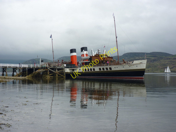 Photo 6"x4" Doon The Watter, 25th June 2011 : The Waverley at Tighnabruaich Pier Tighnabruaich c2011