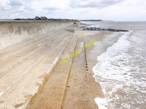 Photo 6"x4" Sea defences, Sole Bay Southwold c2011