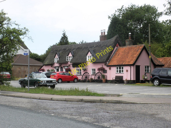 Photo 6"x4" The Crown, Stowupland Stowmarket c2011