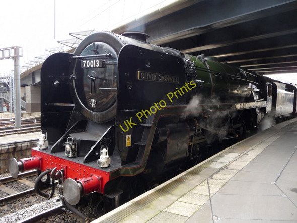 Photo 6"x4" Oliver Cromwell Steam Locomotive, Paddington Station, London Paddington\/TQ2681 c2011