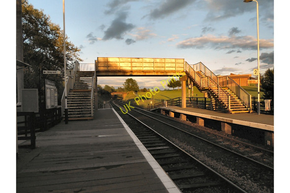Photo 6"x4" Newton Aycliffe Station Footbridge Newton Aycliffe c2011