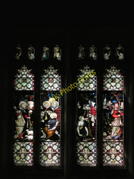 Photo 6"x4" Stained Glass Window, St Mary's Parish Church, Barnard Castle Barnard Castle c2011