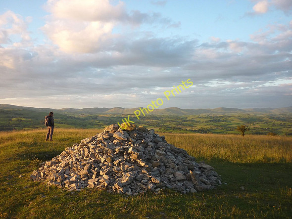 Photo 6"x4" Evening on the summit of Cunswick Scar Kendal c2011