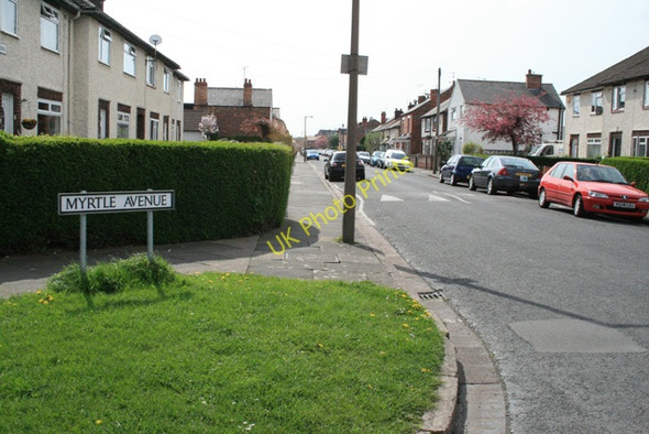 Photo 6"x4" Myrtle Avenue Long Eaton c2008
