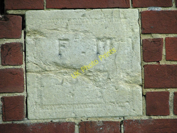 Photo 6"x4" Weathered date stone on an old barn in Brampton Brampton\/TM4381 c2011