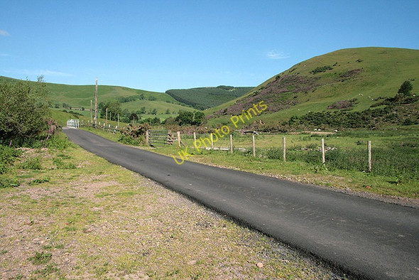 Photo 6"x4" A minor road in the Bowmont Water Valley Mowhaugh c2011