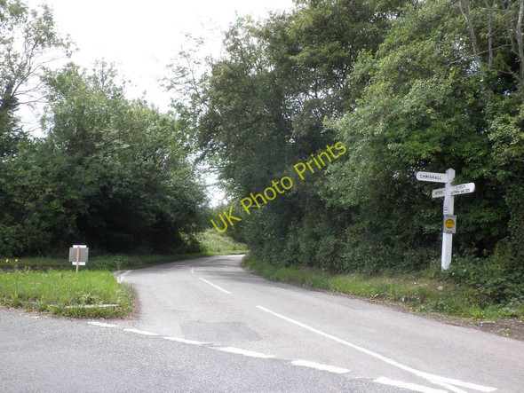 Photo 6"x4" Turning for Chrishall Crawley End c2011