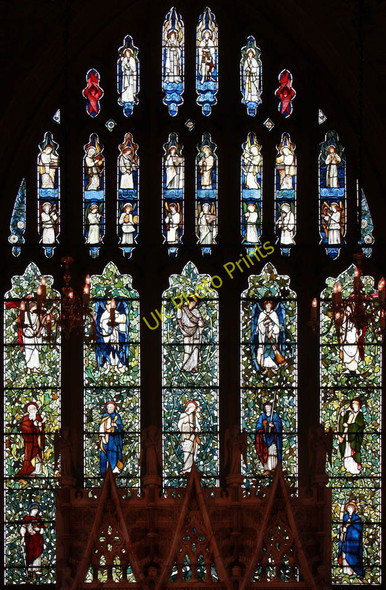 Photo 6"x4" St Denys, Rotherfield - Stained glass window Heathfield\/TQ5630 c2011