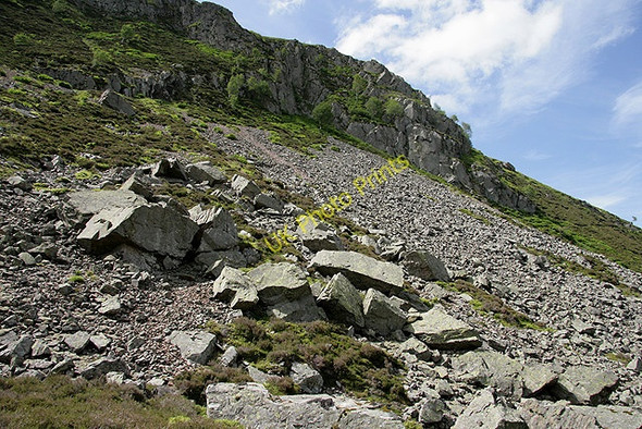 Photo 6"x4" Bizzle Crags Bizzle Burn c2011