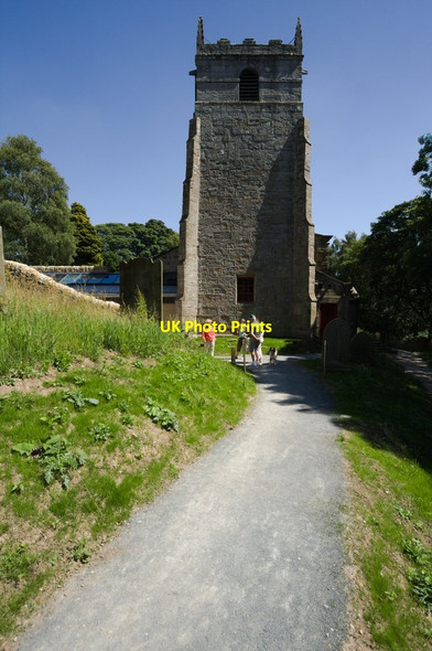 Photo 6"x4" Tower, St Michael & St Lawrence's Church Fewston c2011