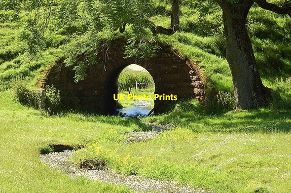 Photo 6"x4" Tunnel through the old railway embankment, Dunsyre Dunsyre c2011