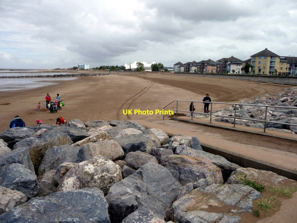 Photo 6"x4" Sea Defences, Minehead, Somerset Minehead c2011