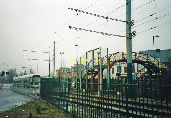 Photo 6"x4" David Lane Crossing: Midland Railway footbridge Nottingham\/SK5641 c2004
