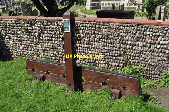 Photo 6"x4" Town Stocks Southwold c2011