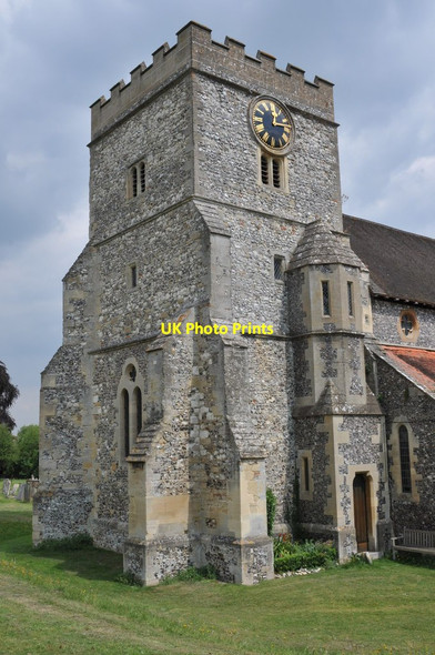 Photo 6"x4" Tower of Streatley church Streatley\/SU5980 c2011