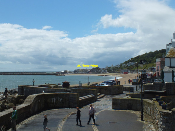 Photo 6"x4" Lyme Regis beaches Lyme Regis c2011