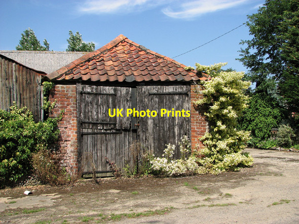 Photo 6"x4" Old farm sheds in Mill Lane, Ilketshall St Andrew's Great Common\/TM3787 c2011 P1