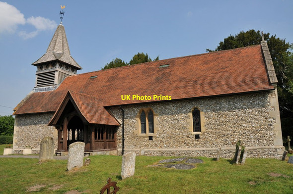 Photo 6"x4" Moulsford church South Stoke\/SU5983 c2011