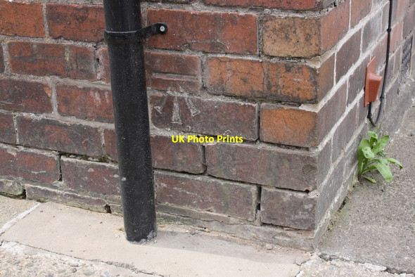 Photo 6"x4" Benchmark on the side of #25 Ennerdale Avenue Carlisle c2011