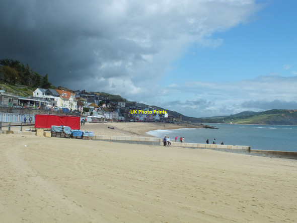 Photo 6"x4" Lyme Regis beaches Lyme Regis c2011