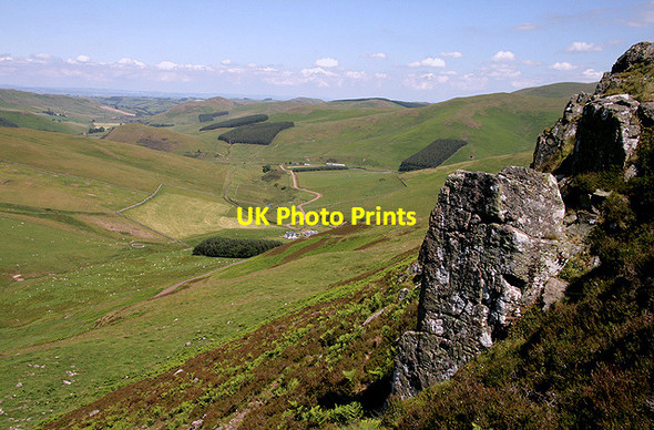 Photo 6"x4" An outcrop on Mow Law Mowhaugh c2011