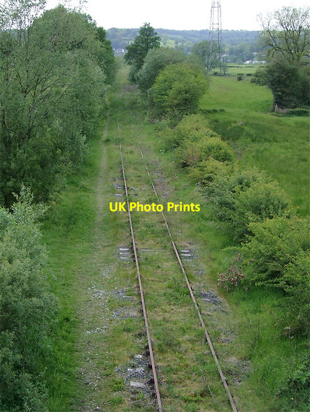 Photo 6"x4" Disused railway west of Denford, Staffordshire Denford\/SJ9553 c2011