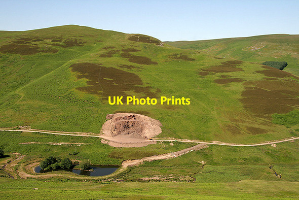 Photo 6"x4" A quarry at Mow Law Mowhaugh c2011