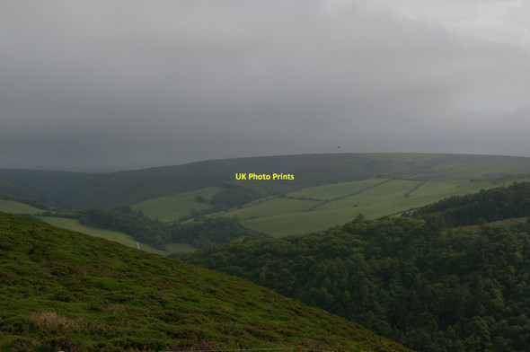 Photo 6"x4" Valley of the East Lyn, from County Gate Malmsmead c2011