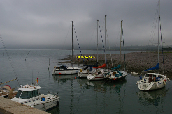 Photo 6"x4" Porlock Weir: entrance to harbour Porlock Weir c2011