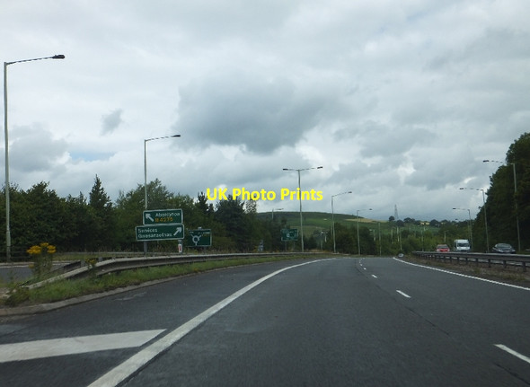 Photo 6"x4" Slip road off A470 to Abercynon Abercynon c2011