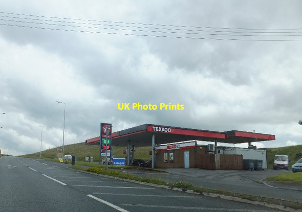 Photo 6"x4" Filling station by A465 at Dowlais Top Merthyr Tydfil c2011