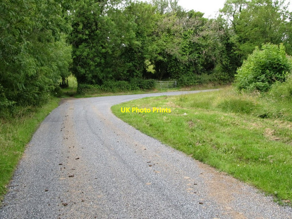 Photo 6"x4" Bend in the Annadorn Road west of the Woodgrange Orange Hall Annadorn c2011