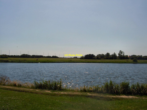 Photo 6"x4" Brooklands Park Boating Lake East Worthing c2011