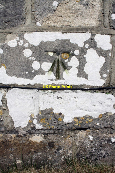 Photo 6"x4" Benchmark on the Wool Vineyard Church Braytown c2011