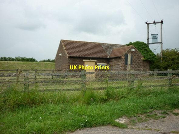 Photo 6"x4" Swainsea Lane pumping station Pickering\/SE7984 c2011