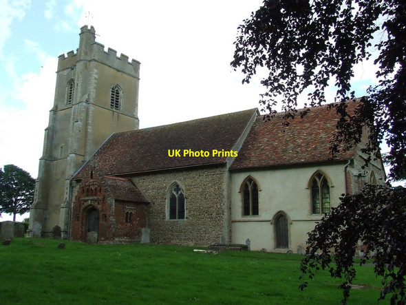 Photo 6"x4" St. Mary's Great Bradley East Green\/TL6853 c2011